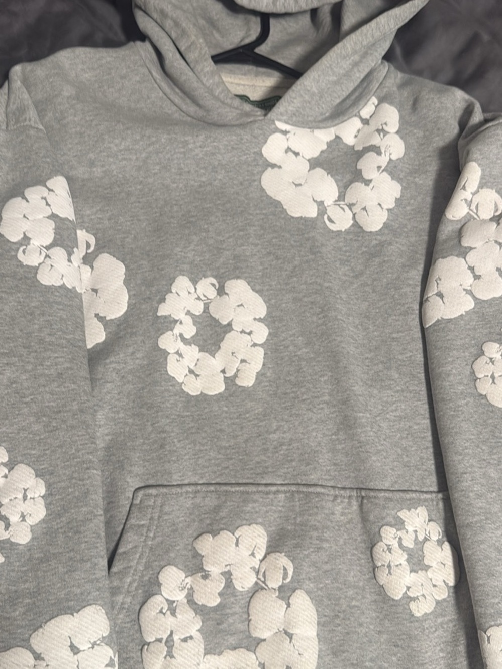 Denim Tears Grey Hoodie Large